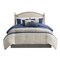 Queen Faux Suede Comforter Set 7 Piece Heather Grey Blue Charcoal Grey